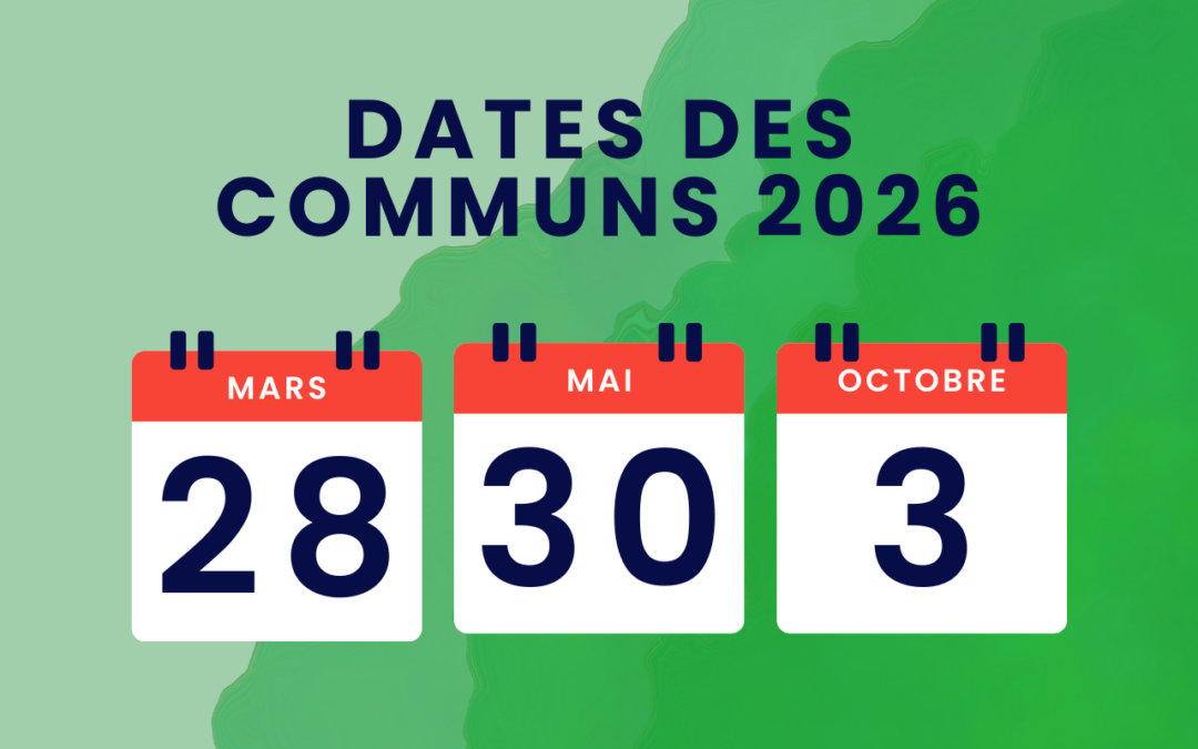 Dates des communs 2026